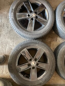 Originál alu kola Škoda Superb 205/55/16 et48 letní - 2