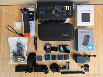 GoPro HERO 11, dálkový ovladač, 4 baterie, příslušenství - 2