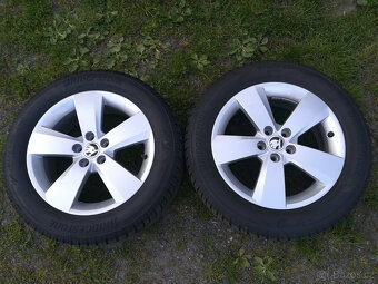 Kompletní zimní AL sada kol 4ks na Škoda Scala 16"-5x100 - 2