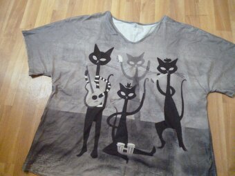 kočičkové triko vel.4XL - 2