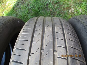 Prodám letní pneu 225-55-17 Pirelli Cinturato P7-cca.6mm - 2