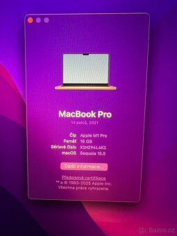 MacBook Pro 14", M1 ,16GB ,512GB - 2