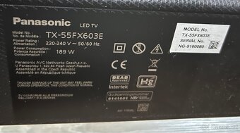 Televize Panasonic TX-55FX603E + TV komodu (jako set) - 2