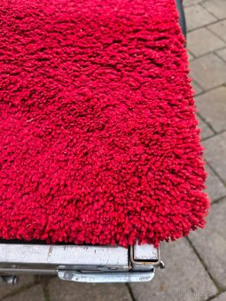 Rudy koberec s vysokym vlasem - 2