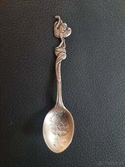 9 ks historických stříbrných sběratelských lžiček - 2