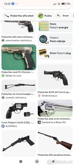 Koupím flobertky pušky revolvery pistole případně i perkusní - 2