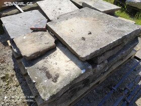 Stará kamenná dlažba, mramorová dlažba, zápražáky - 2