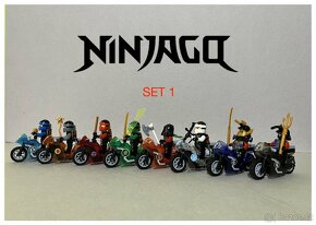 Figurky Ninjago - motorky (8ks) typ lego - nove - 2