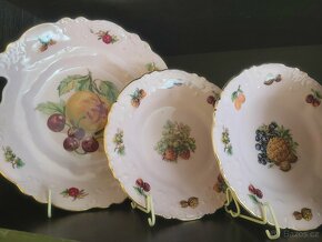 Růžový porcelán,dětské talíře LEANDER - 2