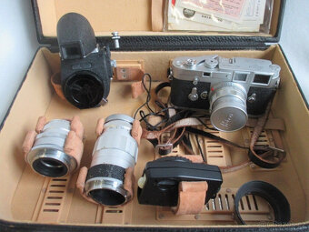 FOTOAPARÁT LEICA M3 LEITZ se 2 OBJEKTIVY (č. 79) - 2