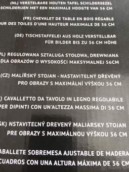 Stolní malířský stojan - 2