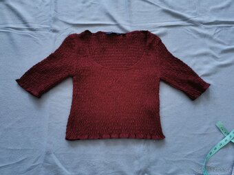 Červený crop top Glassons S - 2