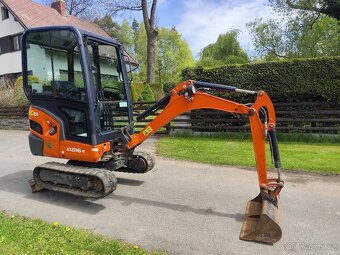 Minibagr Kubota KX016-4, rok 2019, 1200mth, roztah. pásy - 2
