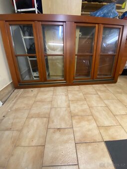 Drevene okno 2mx1.1m - 2