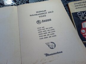 Seznam dílů + údržba a opravy ŠKODA 1000MB - 2