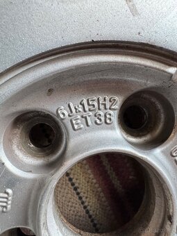 Originalní kola VW 5x100 6Jx15H2 ET38 - 2