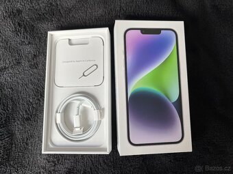 Prodám iphone 14 fialový jako nový - 2