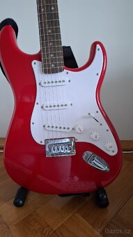 Kytara ,Stratocaster Tender,celý set,kombo,stojan - 2