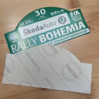 RALLY Bohemia 2003 samolepky 2ks ORIGINÁL - 2