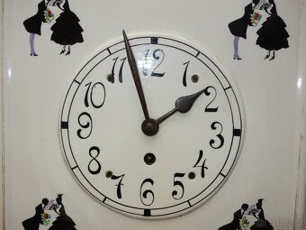 Porcelánové hodiny Kienzle, ROKOKO - 2