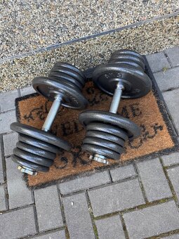 Nakládací činky 2x25kg - 2