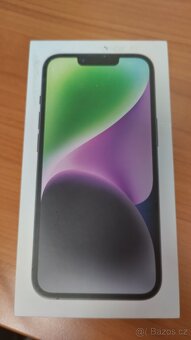 Apple iPhone 14 128GB Black, skvělý stav,bat90%,zár.12mes - 2