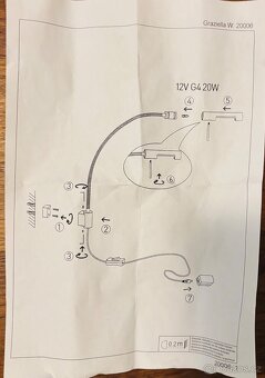 2x NOVÉ nástěnné světlo / lampa - 2