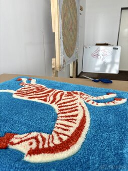 Koberec funky Zebra (handmade) - 2