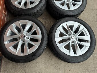 Alu 17" 5x112 , škoda " ROTARE " zimní 80% O4 ,pěkné - 2