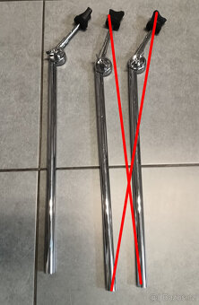 trubky, rúrky, clampy, ramená na bicie - 2