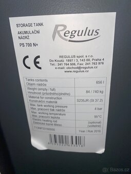 Akumulační nádrž Regulus typ PS700N+ - 2