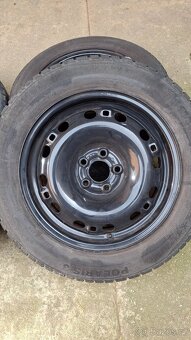 Ocelové disky 6jx15 et 38 + zimní pneu - 2