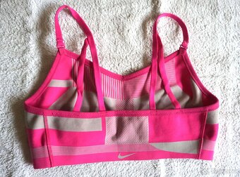 Sportovní podprsenka růžová NIKE Flyknit Indy v.L - 2