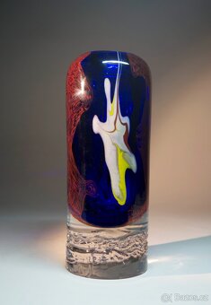 Sklenená váza - B.A.G., Vsetín - 2