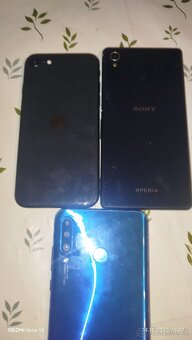 Mobily iphone 8, Huawei p30 lite, sony xperia - 2