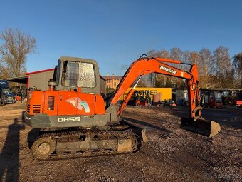 Doosan DH55 Minibagr 5.5T rok 2007 + 2x lžíce - 2