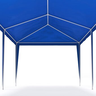 Párty stan MARIS 9 x 3 m modrý včetně 8 bočních stěn - 2