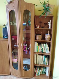 Obývací stěna v dobrém stavu. - 2