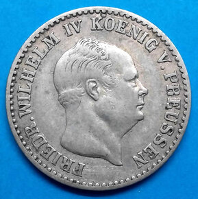mince stříbro Fridrich Vilém IV. - 2