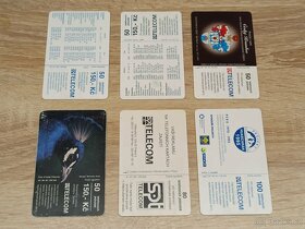 6x telefonní karta TELECOM - 2