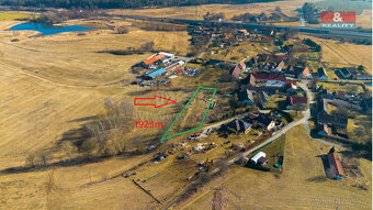Prodej pozemku k bydlení, 1923 m², Třebkov u Předotic - 2