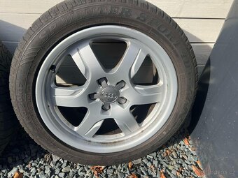ORIGINÁL ALU KOLA AUDI 5x112 R17 ET28 vč. PNEU - 2