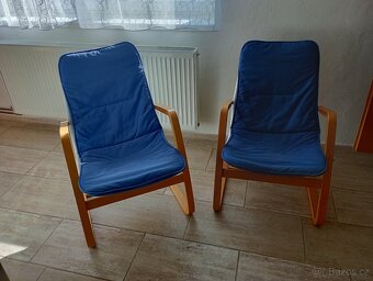 2 kusy houpací křesla - 2