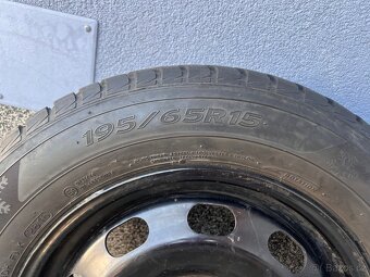 Rezerva / Dojezdové kolo 5x100 R15 ET38 + 195/65 R15 - 2