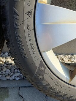 Alu kola Škoda + zimní pneu Matador 215 / 55 / R17 - 2