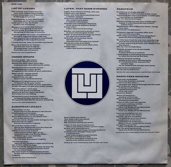 LP deska - Jethro Tull - Under Wraps - 2