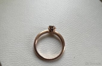 Zásnubní prsten s diamantem vel.54 - 2