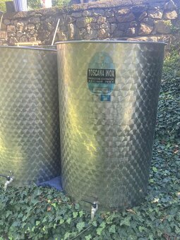 Nádrž na víno nerezová - 2