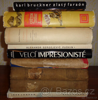 Knihy starší: Velcí impresionisté + Zlatý faraón - 2