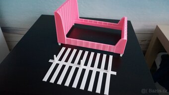 Nábytek pro panenky - postýlka - 2